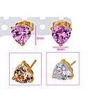 Beautiful Heart CZ Earring Stud-CZ Earring 90226-16 (SZY1555) 20pcs/lot