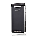 C1000 dual card quad-band dual camera tv slanke touch screen telefoon zwart (szr761)