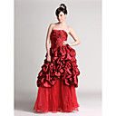 A-line Sweetheart Floor-length Taffeta OrganzaTD0904 Prom/ Evening/ Homecoming Dress (HSX240)
