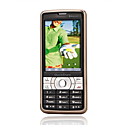 toque k-D178 dual cartão quad-band celular tv preto (szrw296)