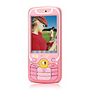 sx978 doble tarjeta de triple banda pantalla táctil teléfono celular de color rosa (szrw068)
