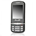 jinpeng n368 dual quad-band touch screen piatto scheda cellulare ultra-sottile nero (szrw217)