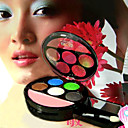 20 Pcs VOV 6 Colors Eyeshadow Palette 2# - 5 Colors Eyeshadow and 1 Color Blusher