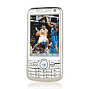 cesim v580 dual quad-band doppia scheda telecamera funzione touch screen del telefono cellulare in argento (szrw377)