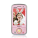 6.288 dual touch screen scheda del telefono cellulare rosa (szhx0062)