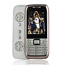 N75 Dual Card Quad Band Side Slide Cell Phone Silver
