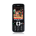 DAPENG N1000 Dual Card Quad Band Ultra Thin Metal Cover Flat Touch Screen Cell Phone Black (2GB TF Card)
