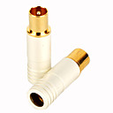 Pearl White enchufe del cable de antena (smqc059)