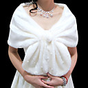 Sleeveless Faux Fur Bridal Wedding Jacket/ Wrap