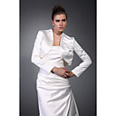  manica lunga giacca in raso da sposa / wrap matrimonio