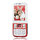 N88 Dual Card Dual Standby Quad Band Cell Phone White and Red (2GB TF Card)(SZ05450216)