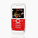 e71i style Java quadri-bande, double carte bluetooth double caméra ultra-mince FM TV clavier QWERTY rouge téléphone portable (carte 2GB TF) (sz0515050