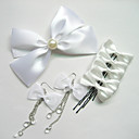Gorgeous Ribbon Bow Wedding Bridal Hair Jewelry Eight Pieces Set ,More Colors Available