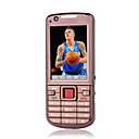 k8800 quad band dual mode CDMA dual card tri torcia java fotocamera a schermo piatto, telefono cellulare touch marrone (2GB TF card) (sz05440112)