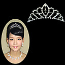 magnífico claro cristales tiara de novia de la boda (hg0805)
