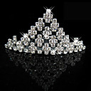 magnífico claro cristales tiara de novia de la boda (hg0876)