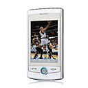 i518 dual Bluetooth Card fm pantalla táctil de plata del teléfono celular (tarjeta de 2GB TF) (sz05150659)