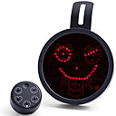 Le visage de l'automobile drivemocion conduit panneau à message voiture cinq villes font face pure animation (ceg50170)