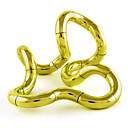 die herrliche Gewirr Skulptur Büro Spielzeug Dekoration Gold (qwn174)