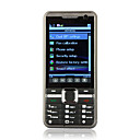 K66 TV JAVA Bluetooth Dual Camera Dual Card Quad Band Touch Screen Cell Phone Black (2GB TF Card)