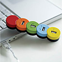 Smile Face Shape 4 Port USB 2.0 Hub for Laptop Notebook Desktop (CEG50155)