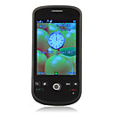 nooc G2 Dual Card Quad Band with Trackball Flat Touch Screen Cell Phone Black (2GB TF Card and Leather Case)