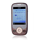 T-749 bi-bande carte quad avec téléphone chapiteau écran plat tactile de cellules brunes (carte 2GB TF) (sz00720471)