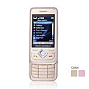 dx688 dupla placa de metal quad band tampa deslizante toque do telefone celular de tela (2GB TF) (sz04581082)