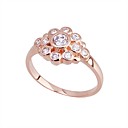 Beautiful 18K Gold Plated CZ Cubic Zirconia Rings (0292-91122-01)
