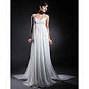 Chiffon Elastic Woven Satin Sheath/ Column Court Train Evening Dress inspired by Taylor Swift
