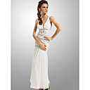 Trumpet / Mermaid V-neck Sleeveless Ankle-length Chiffon Quick Delivery Dress (OFGH0289)