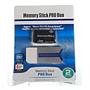 2GB Memory Stick PRO Duo Memory Card and Memory Stick Duo Adapter