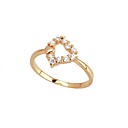 Beautiful 18K Gold Plated CZ Cubic Zirconia Rings (0292-91116-22)