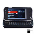 N97i teclado estilo QWERTY Bluetooth de banda cuádruple doble tarjeta de 3,2 pulgadas de pantalla táctil FM teléfono celular de diapositivas (tarjeta