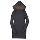 Neck Belt Oversized Longline Hoodie Women's Tunics More Colors (8503XAL002_0753)