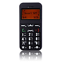 L99 + teclado grande para papá con FM teléfono celular de la antorcha negro (tarjeta de 2GB TF) (sz05150780)