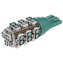 Super Bright Car Lamp Light Bulb  T10-6*4+3(27L)-1210-Green