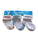 3-Pieces Baby Socks - Fits up 0-12 Months