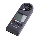 1,5 "LCD digital de anemoscopio velocidad del viento + termómetro de sensación térmica