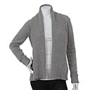 100% Lambs Wool Long Sleeves Shawl Style Women's Sweaters(1002BA002-0673)