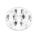 48.16mm 4-reflector LED para emisores Cree (vidrio como de plástico)