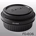 fd-eos adapter mount voor canon fd lens canon eos / rebel met optial glas (cca152)