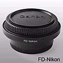 FD-nikon adapter autofocus bevestigen bevestiging voor canon fd lens Nikon SLR / DSLR met optial glas (cca153)