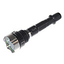 UltraFire MCU wf-1200l SSC P7-C 3-modo Lanterna com coroa de assalto - preto (2 * 18650 / 4 * CR123A)