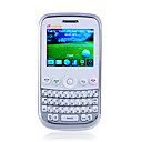 x699 tarjeta de banda dual de doble teclado QWERTY de glóbulos blancos teléfono (tarjeta de 2GB TF) (sz00720731)