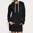 Long Sleeves Hooded Longline Women's Coats(0104bc003-0497)