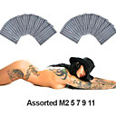 200 Pcs Sterilized Assorted Double Stack Magnum  (M2) Tattoo Needles