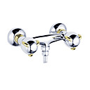 zwei Griffe Chrom Wandmontage Badewanne Hahn (1018-LK-8024)