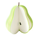 Unique Mini Pear Shaped Sticky Memo Pad (Green)