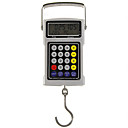 1.9" LCD Electronic Hook Scale with Time/Temperature/Tape/Calculator (50KG Max / 20g Resolution)